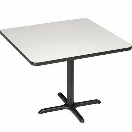 Interion By Global Industrial Counter Height Table, 42 in L, 42 in W, 36 in H 695809GY